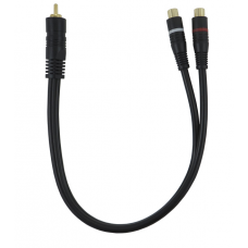 Perėjimas RCA - 2RCA (1K-2L) 0.3m Gold